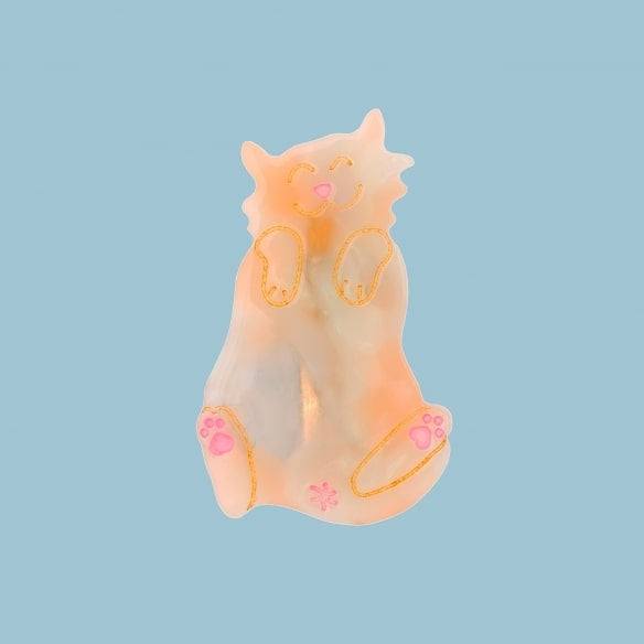 Barrettes Chat Roux