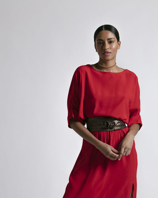 Robe Longue Buckley Rouge Apple