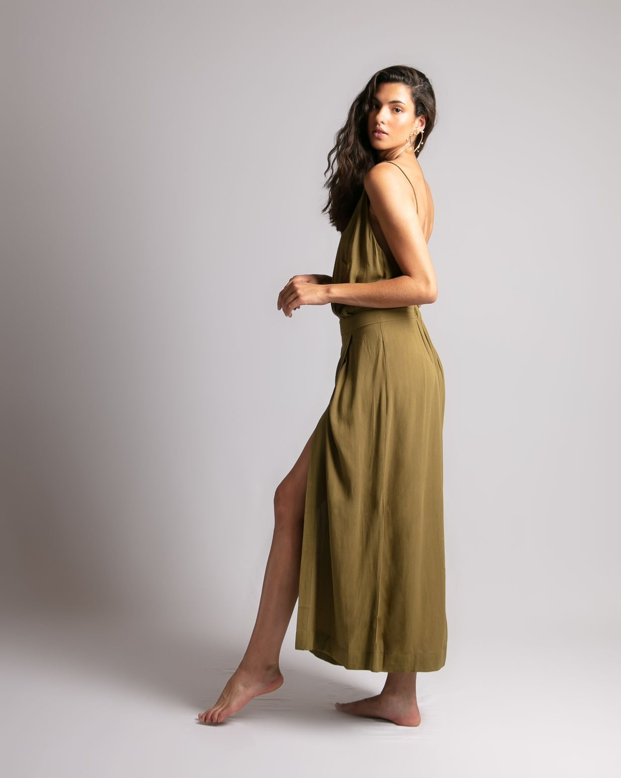 Robe Longue Faustina Earth