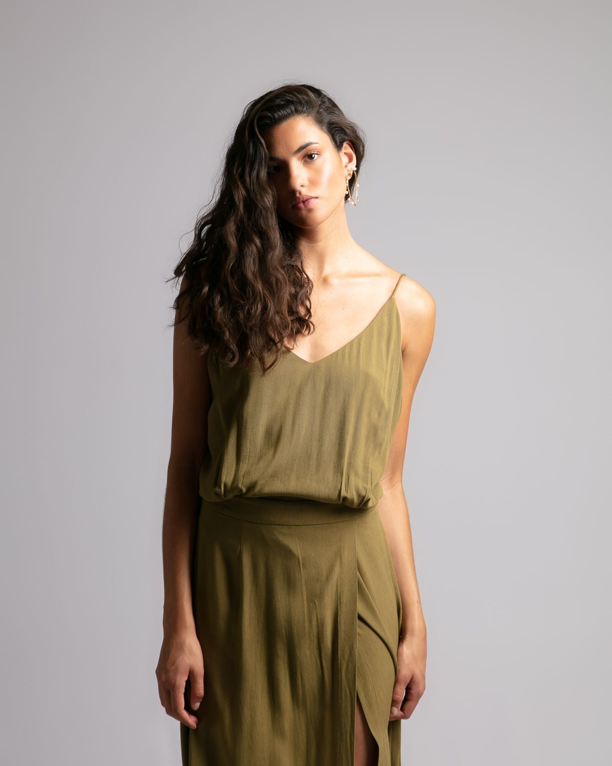 Robe Longue Faustina Earth