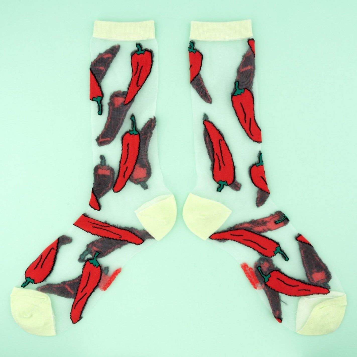 Chaussettes Transparentes Piment