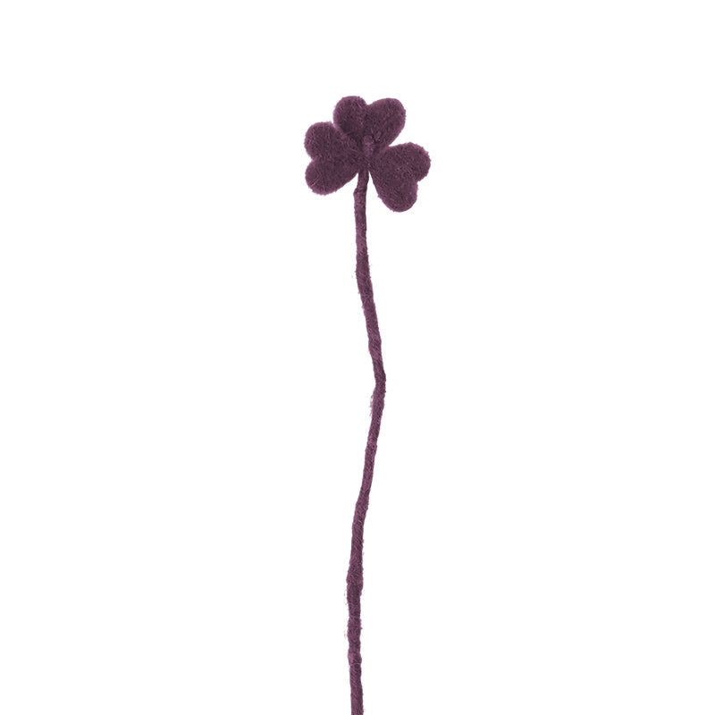 Fleur en laine bouillie (au choix)