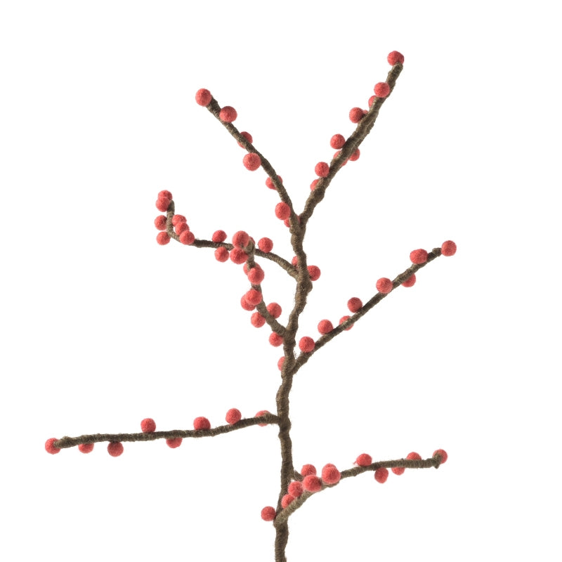 Fleur en laine bouillie (au choix)