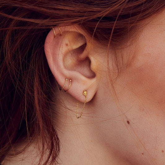 Earcuff ode double torsadé
