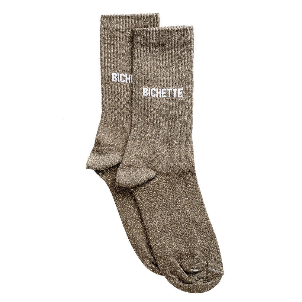 Chaussettes paillettes à mots doux (au choix) (36/40)