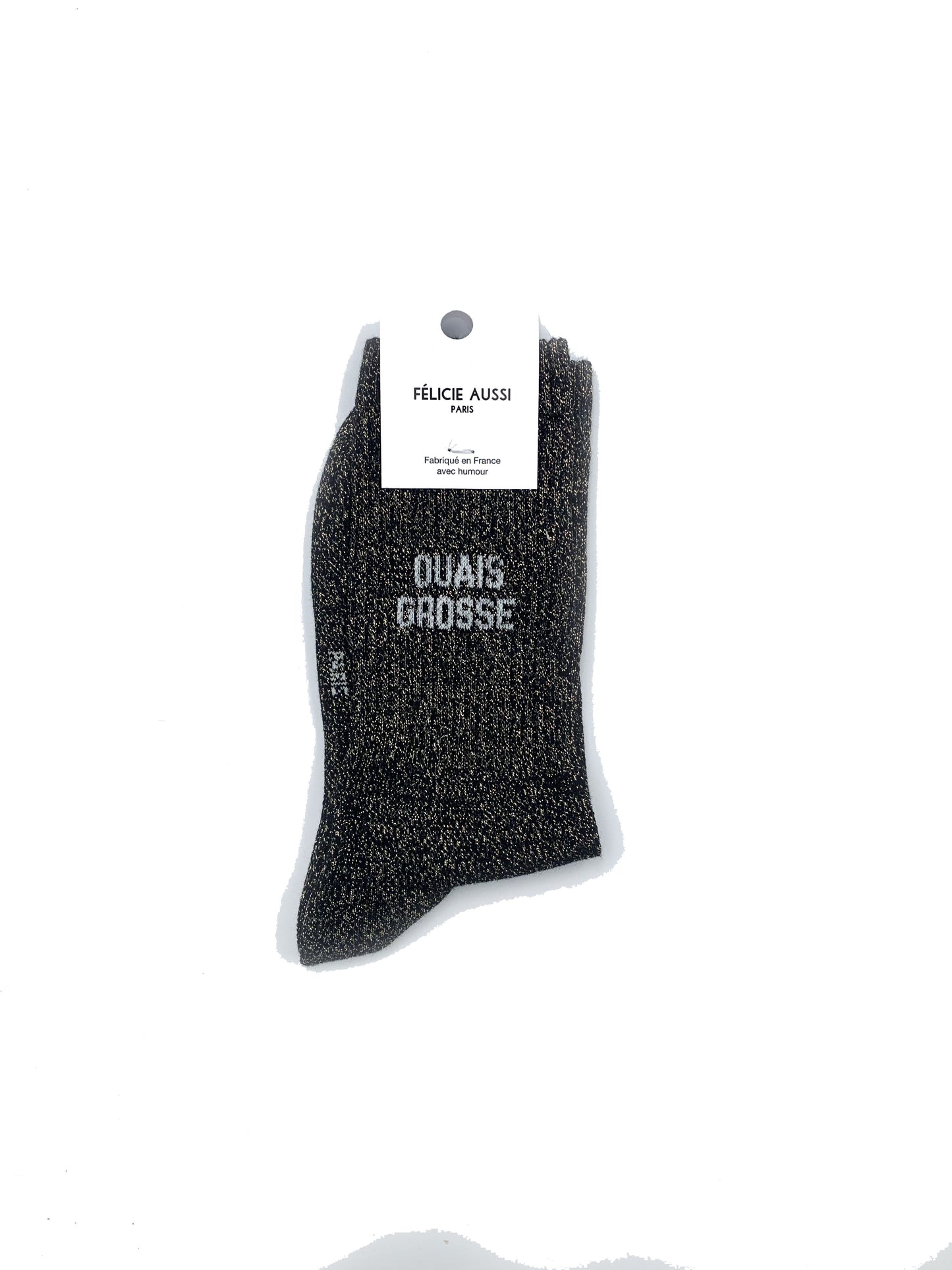 Chaussettes paillettes à mots doux (au choix) (36/40)