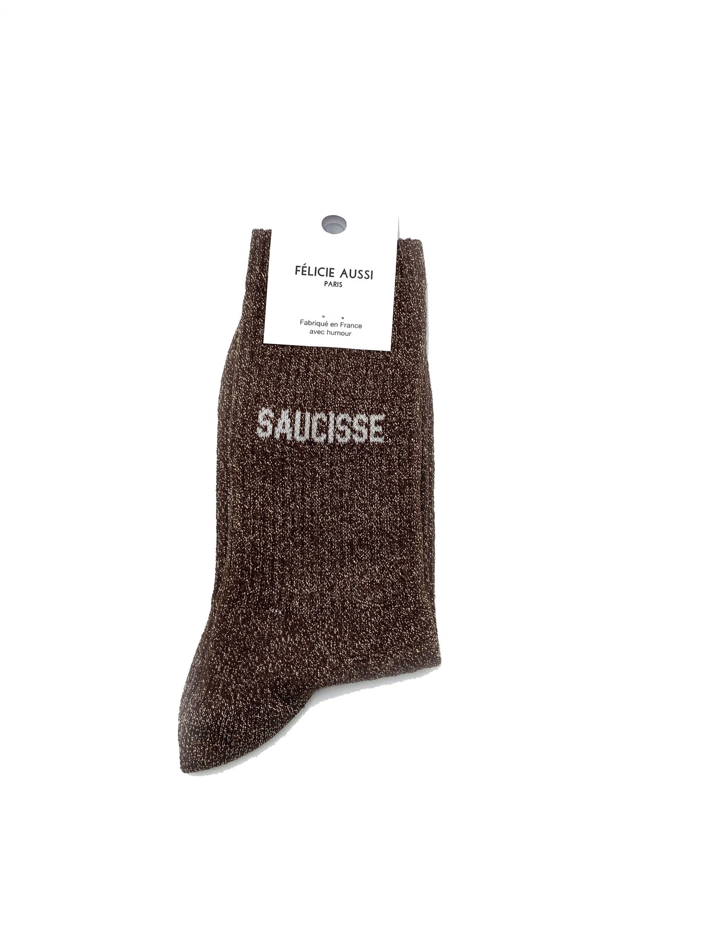 Chaussettes paillettes à mots doux (au choix) (36/40)