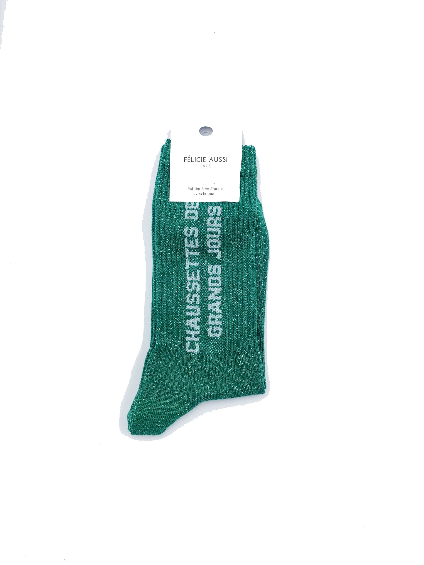 Chaussettes paillettes à mots doux (au choix) (36/40)