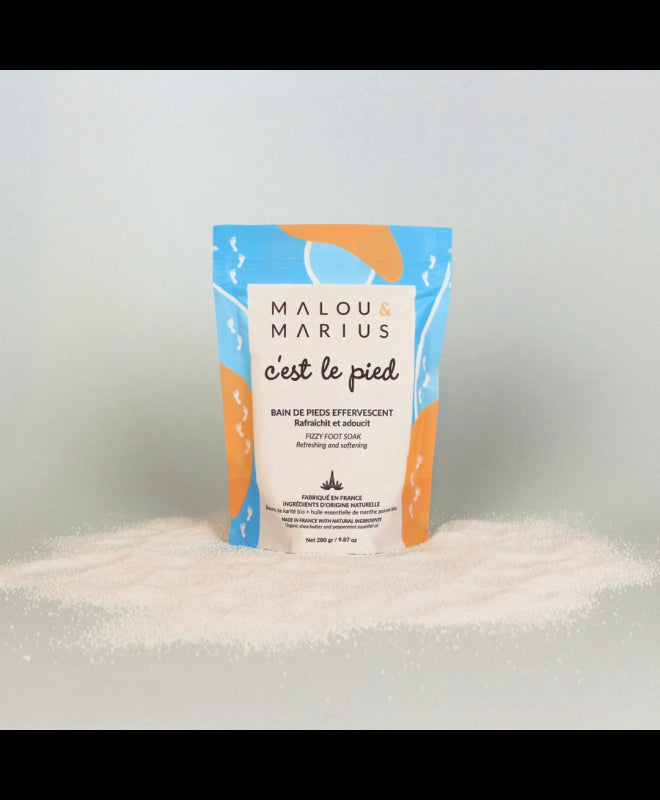 C'est le pied poudre effervescente