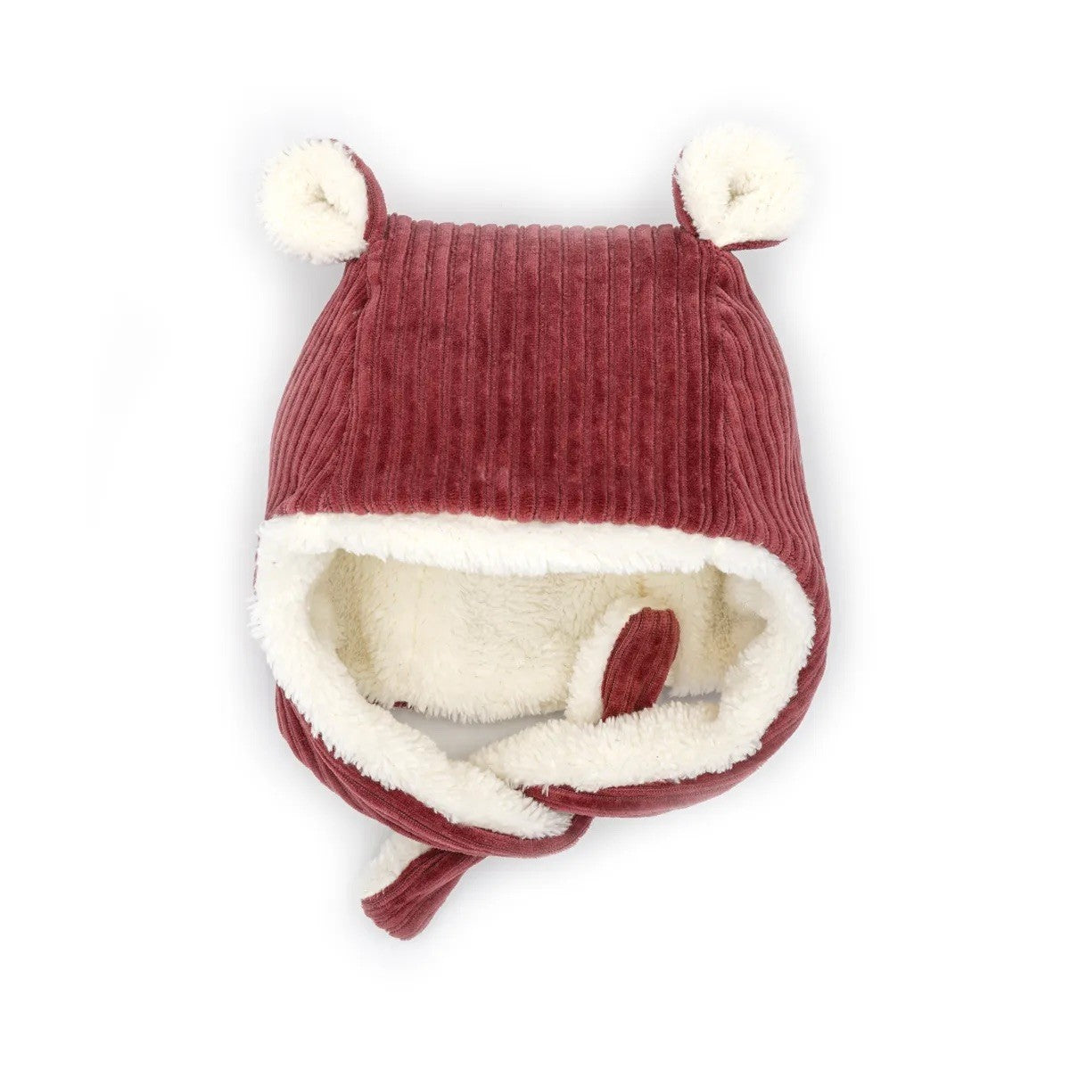Bonnet bébé doublé en velours (au choix)