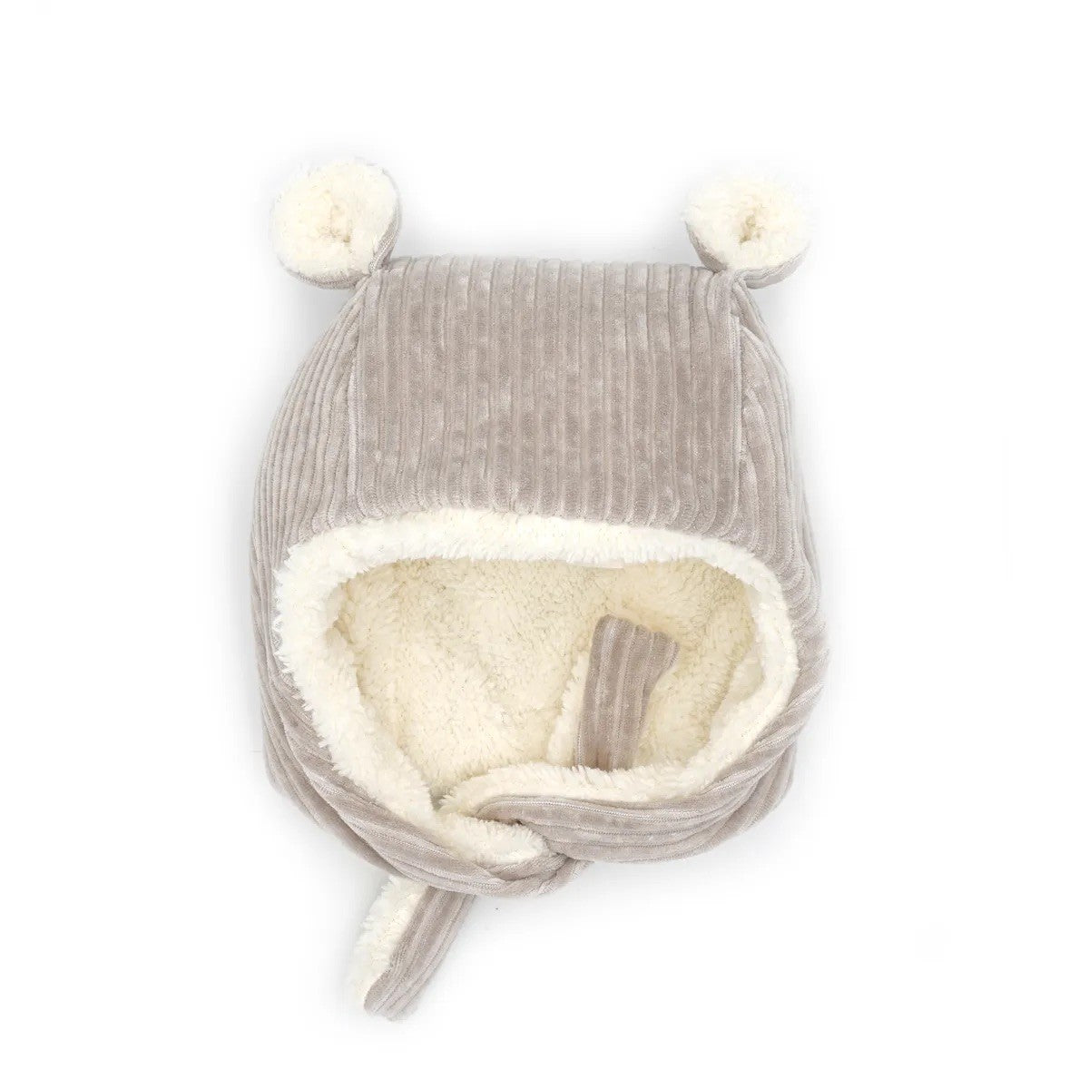 Bonnet bébé doublé en velours (au choix)
