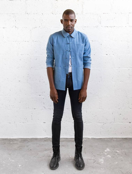 Surchemise unisexe Dengri jean clair