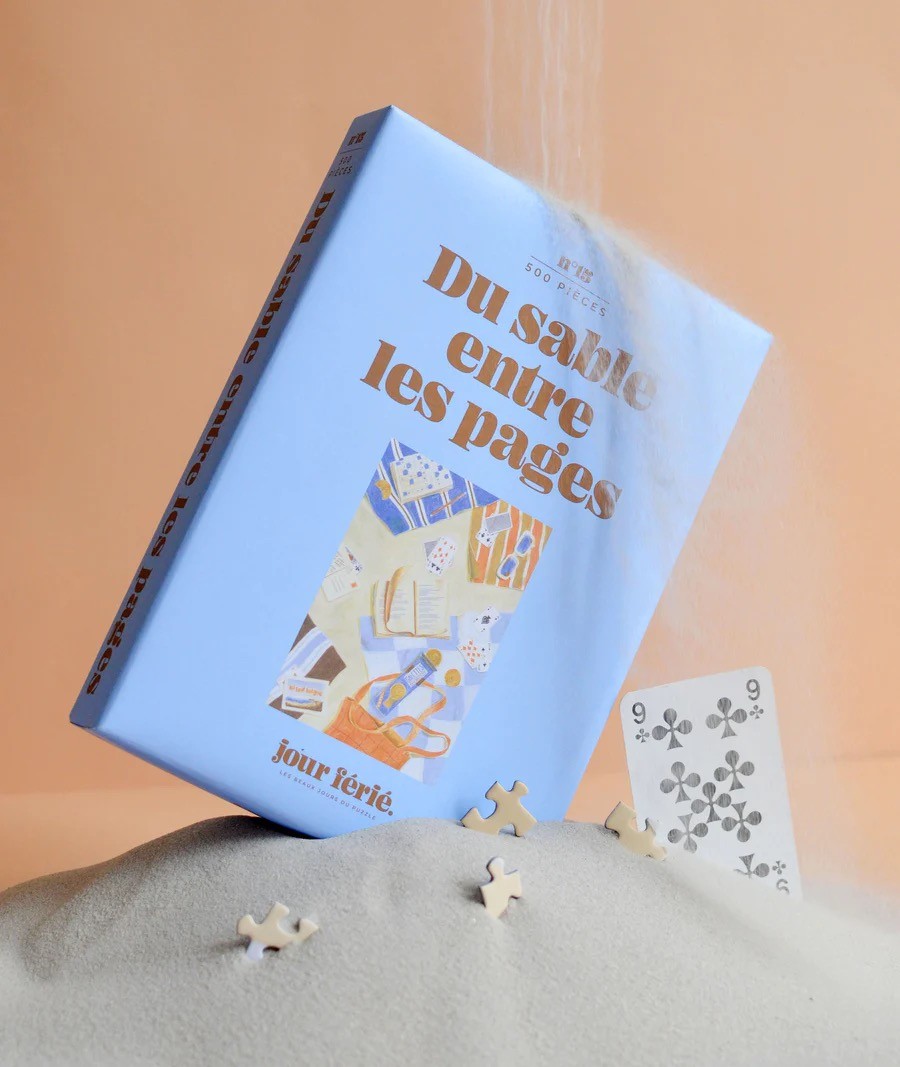Du sable entre les pages - Puzzle 500 pièces