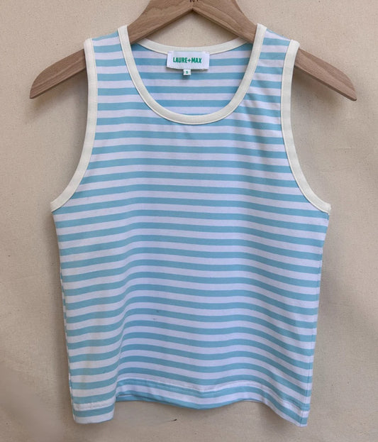 Débardeur Tonia (rayures menthe)