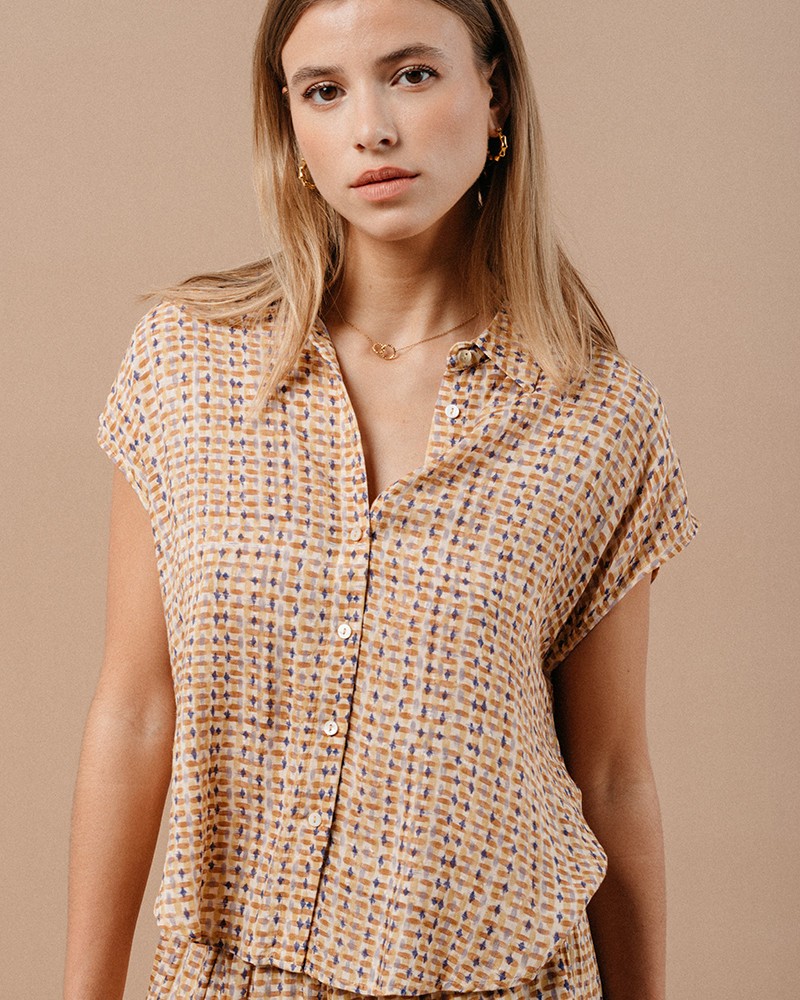 Chemise Matriochka ocre