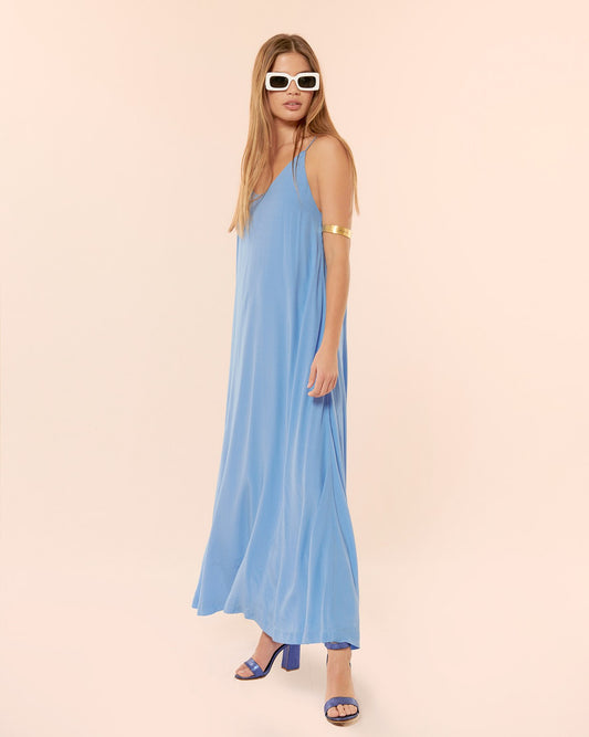 Robe longue Depp Bleu Orezza