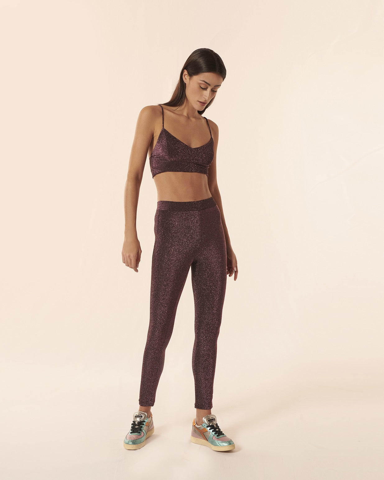 Top Roberto neon purple
