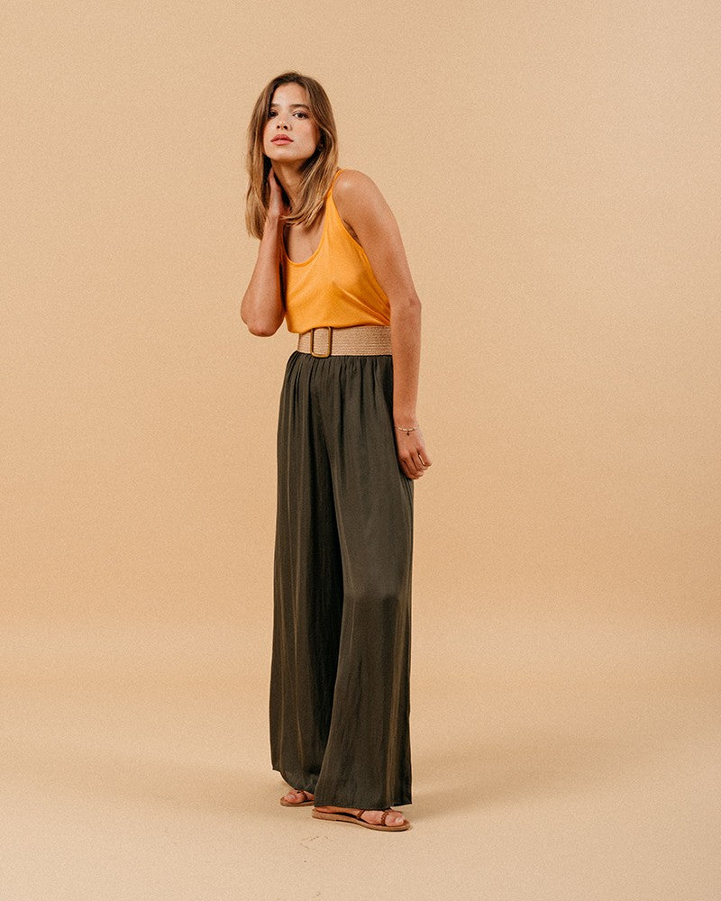 Pantalon Matcha kaki