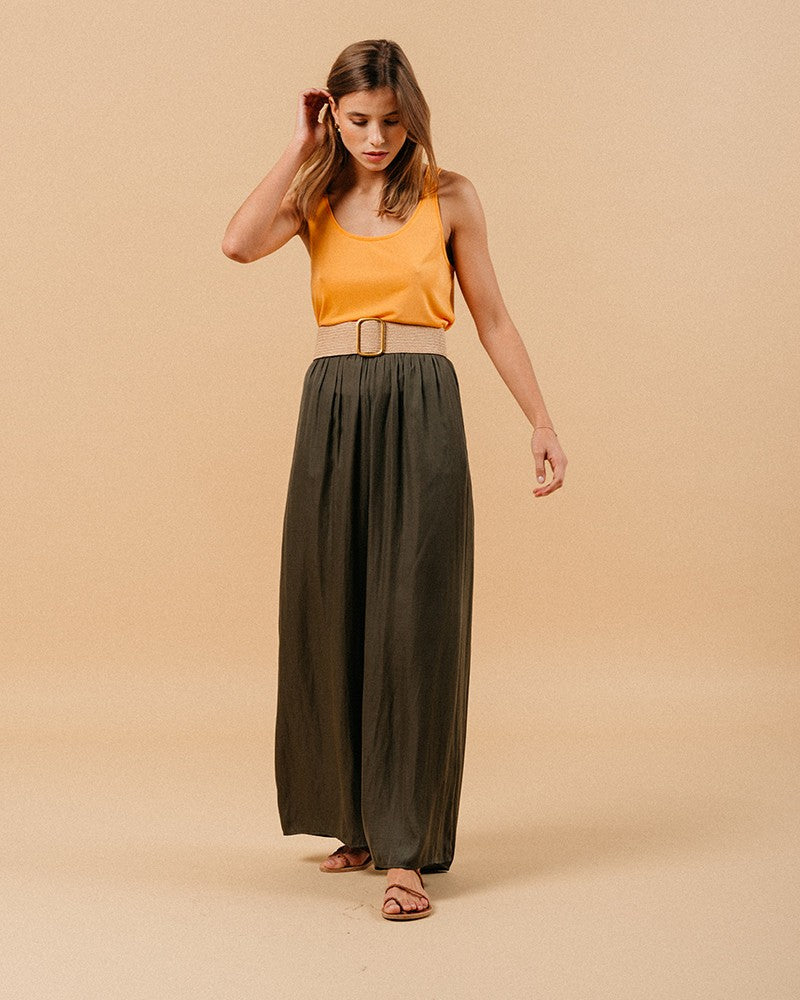 Pantalon Matcha kaki