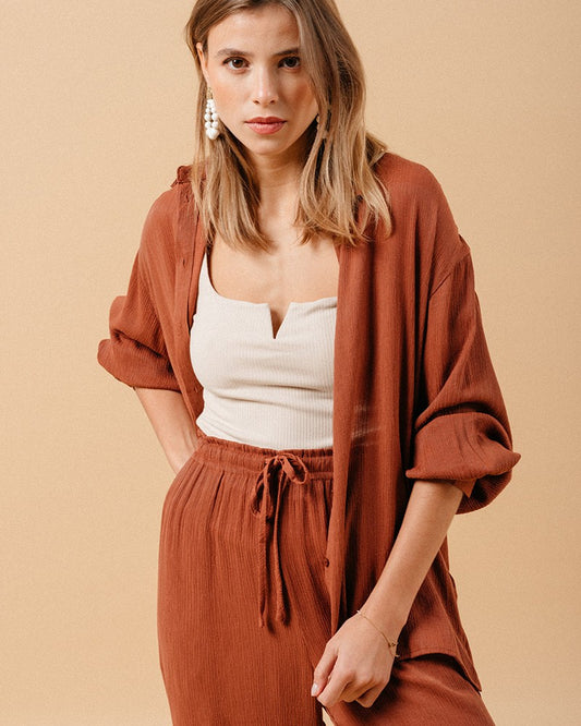 Pantalon Matisse chocolat