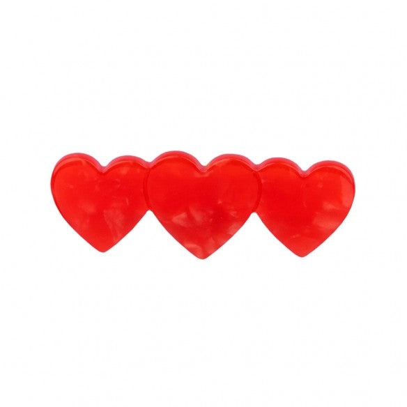 Barrette multi coeur