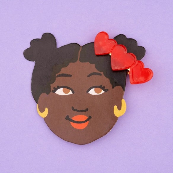 Barrette multi coeur