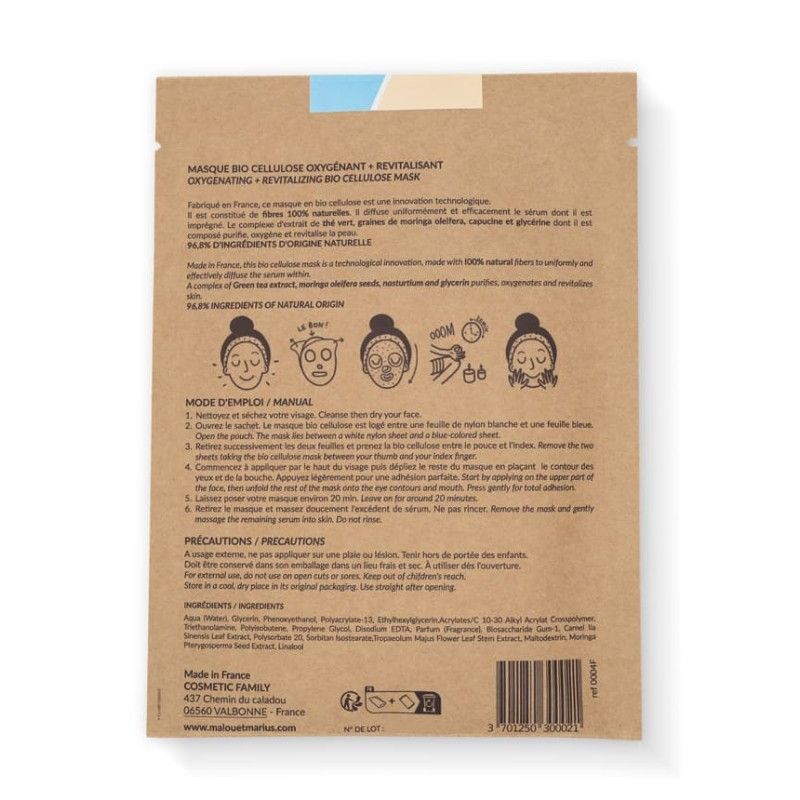 Masque oxygénant et revitalisant (pour femme)