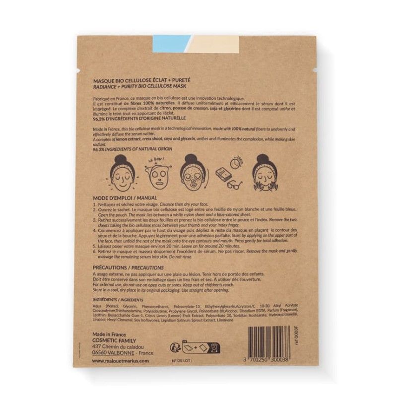 Masque éclat & pureté