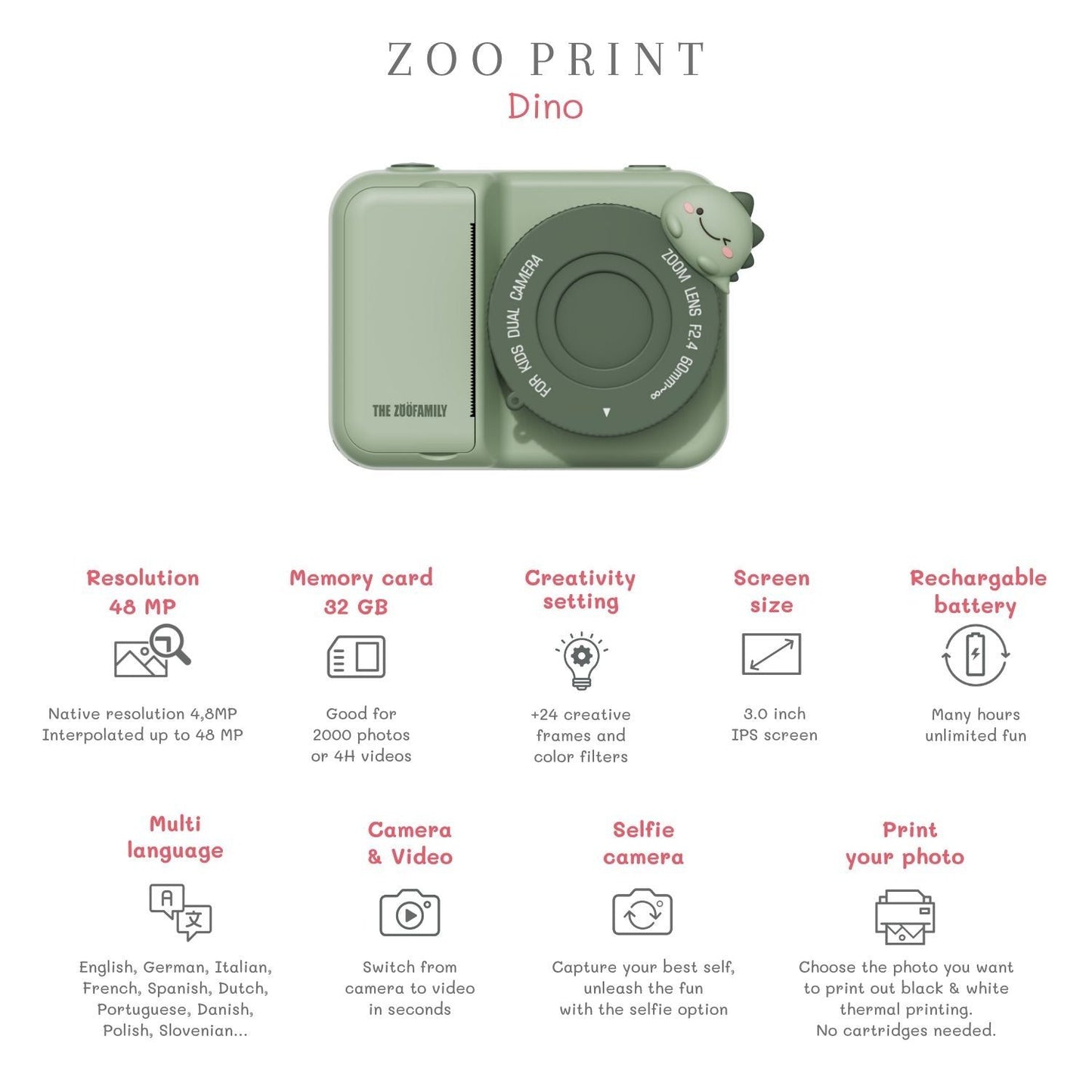 Appareil photo tirage instantané