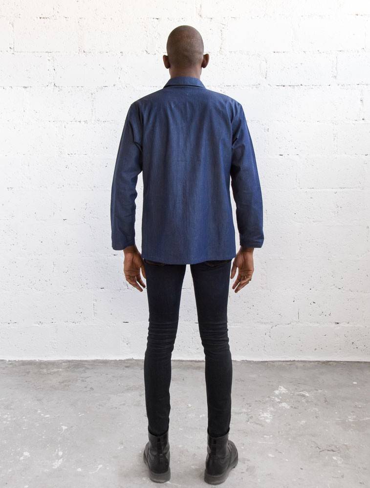 Surchemise unisexe Dengri jean foncé