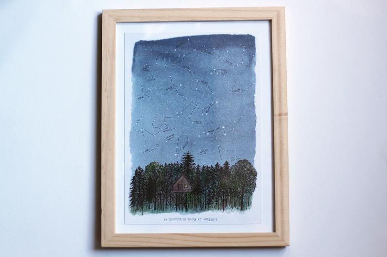 Affiche A5 Constellation