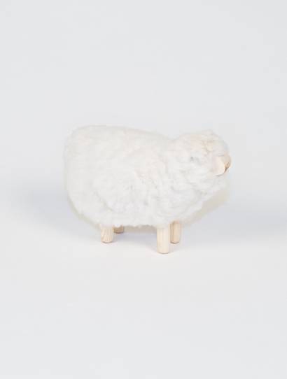 Petit Mouton Copain - Bois et Laine Naturelle