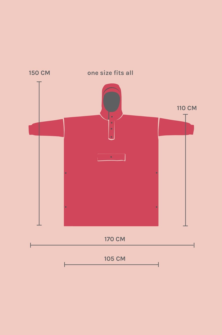 Poncho de pluie (plusieurs motifs)