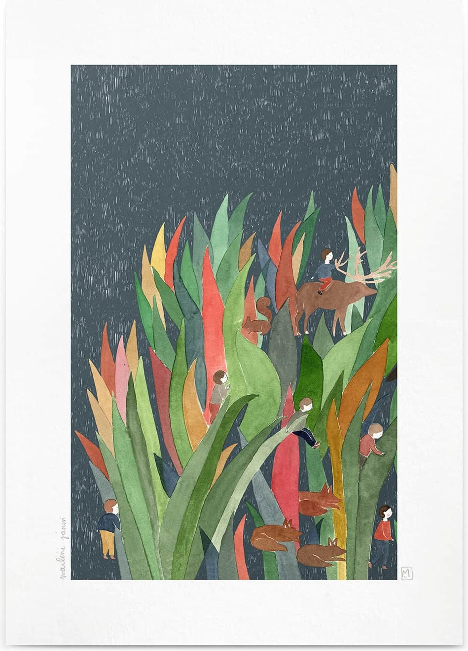 Affiche A4 Les Herbes