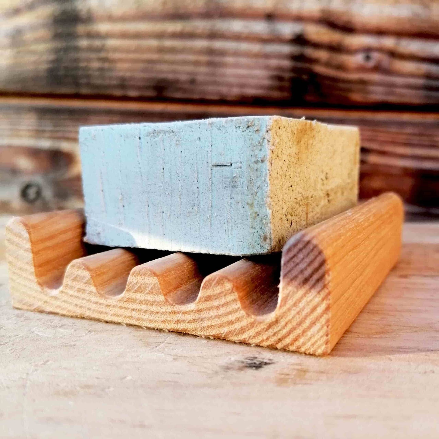 Porte-savon en bois