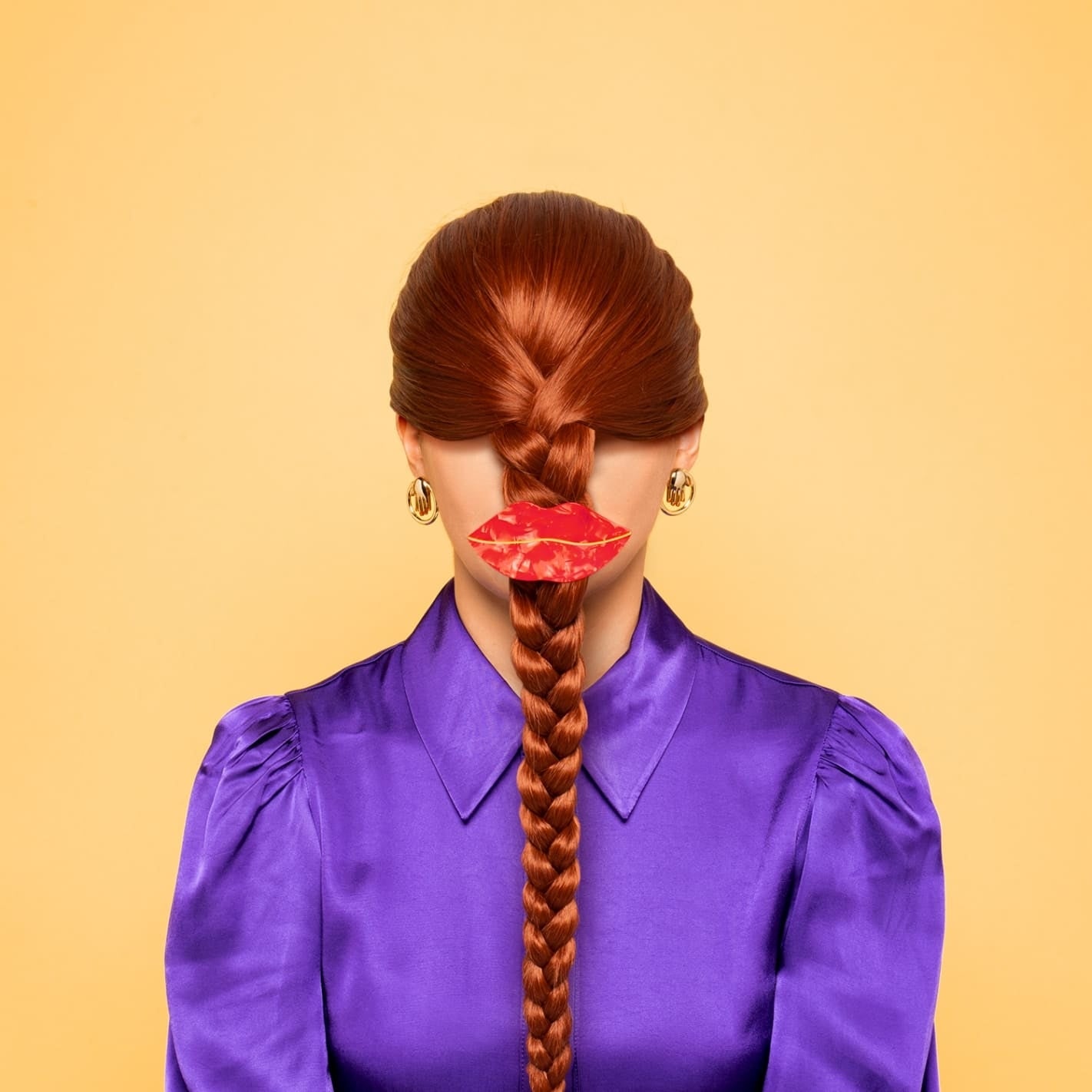 Pince à cheveux Bouche