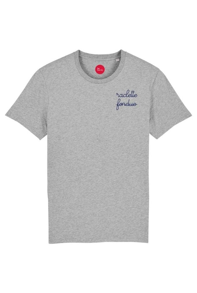 T-shirt unisexe brodé Raclette/Fondue
