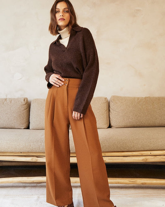 Pantalon Daumesnil camel