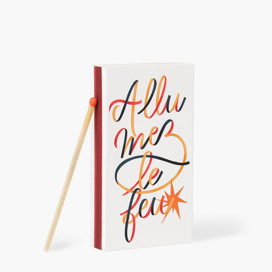 Boîte d'allumettes "Allumez le feu"