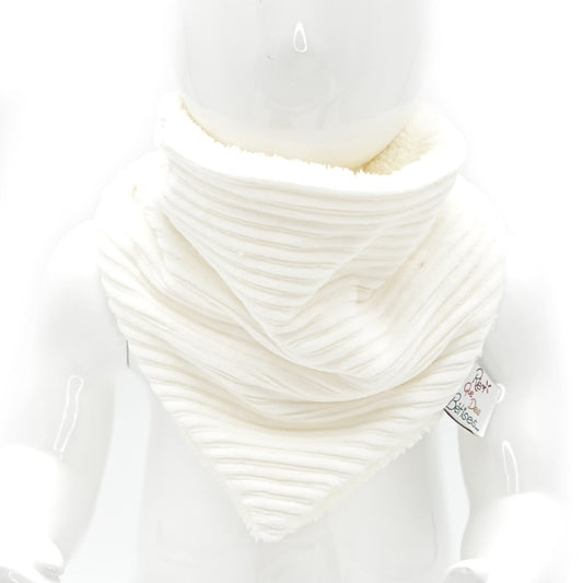 Cache-cou bébé doublé en velours (au choix)