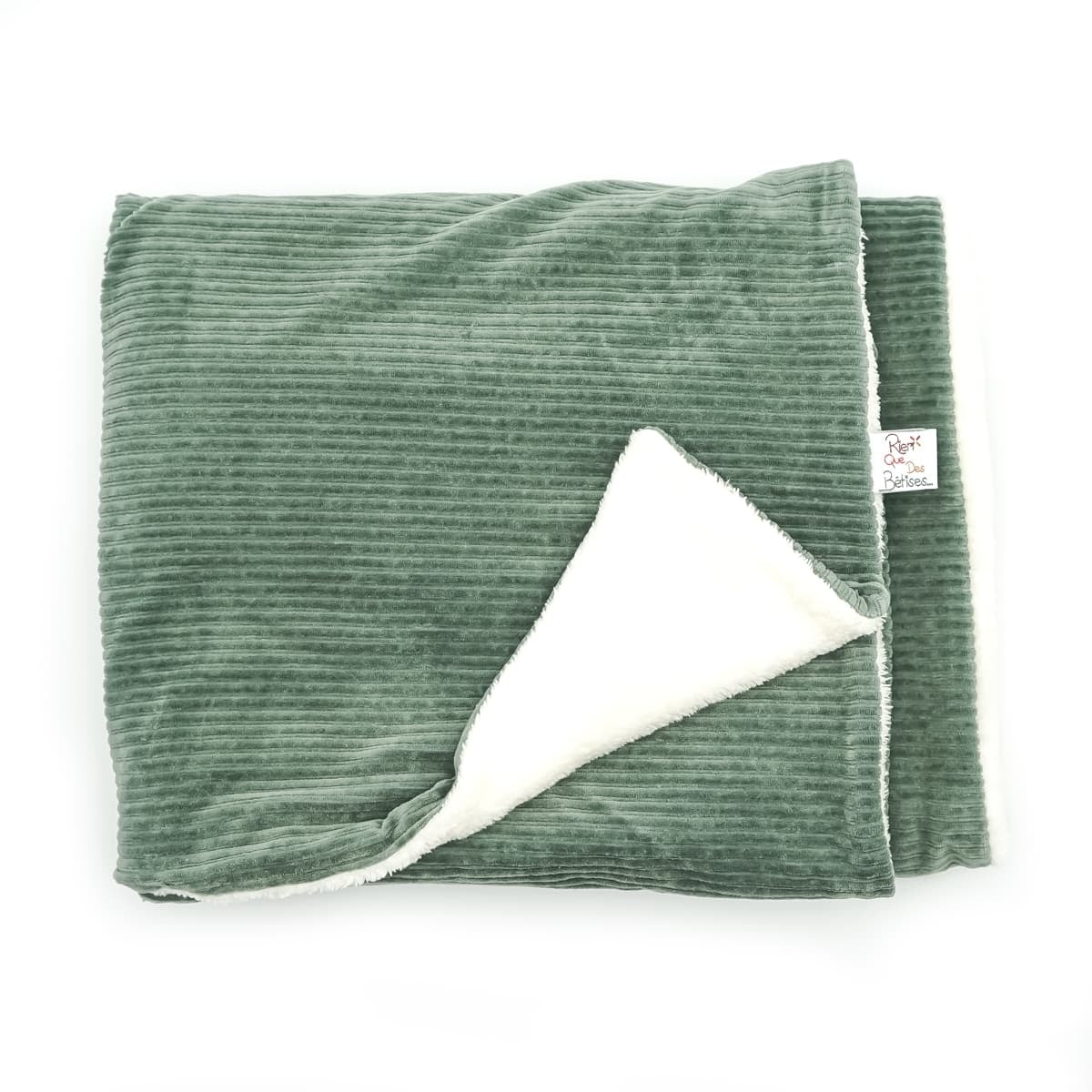 Couverture bébé en velours (au choix)