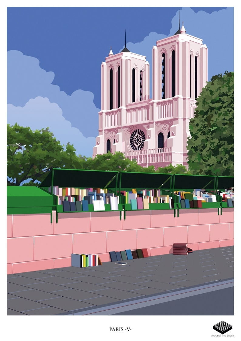 Affiche A3 - Paris V - Notre Dame