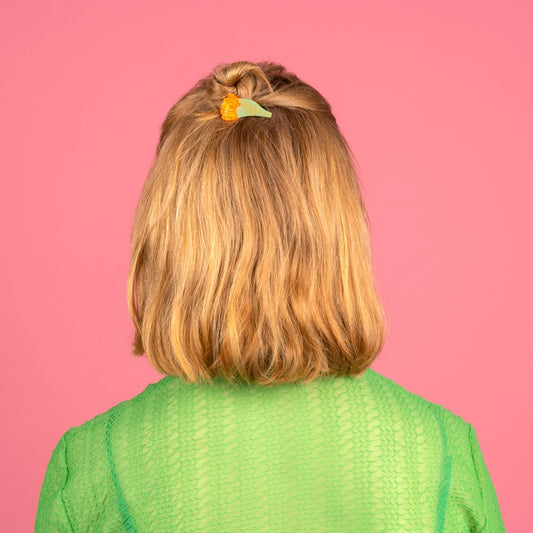 Barrette Calendula Coucou Suzette porté