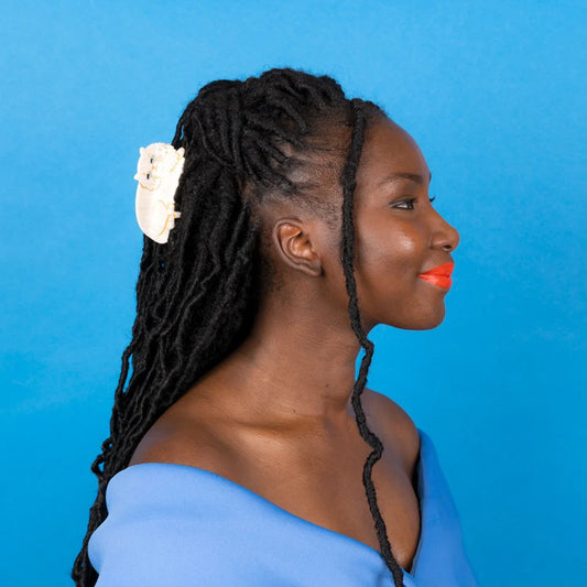 Pince à cheveux chat persan