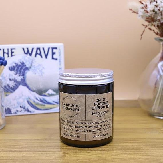 Bougie Végétale moyen modèle - 140g
