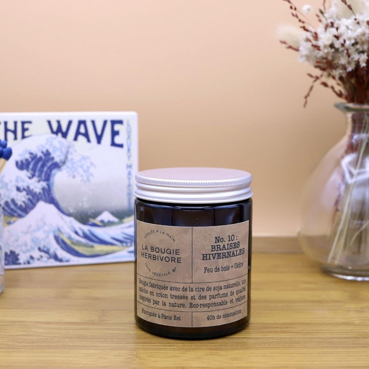 Bougie Végétale moyen modèle - 140g