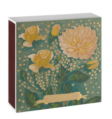 Boîte d’allumettes Rose Perle d’or turquoise Archivist Gallery – vue existante 1