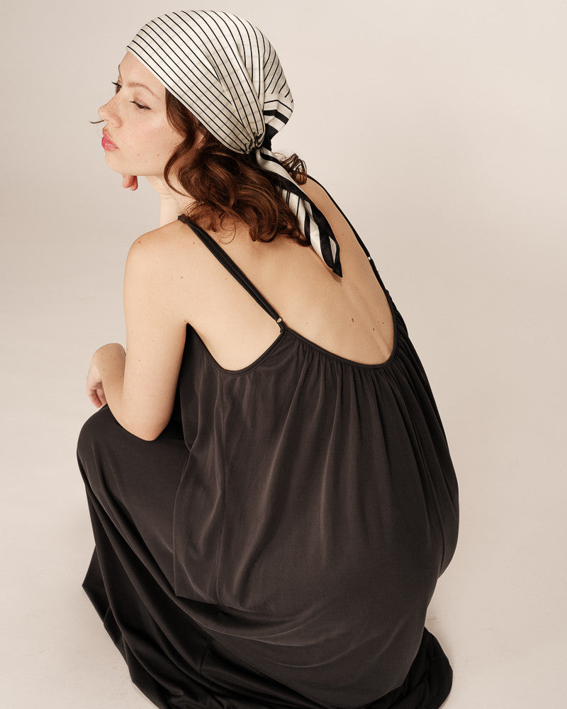 Robe longue pivoine