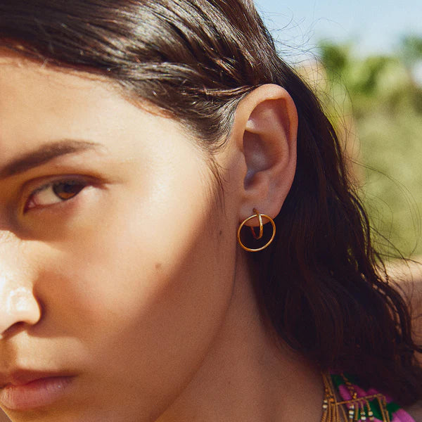 Boucle d’oreille Alma puce