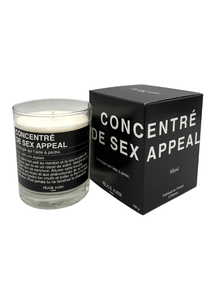 Bougie Concentré de sex appeal – Musc